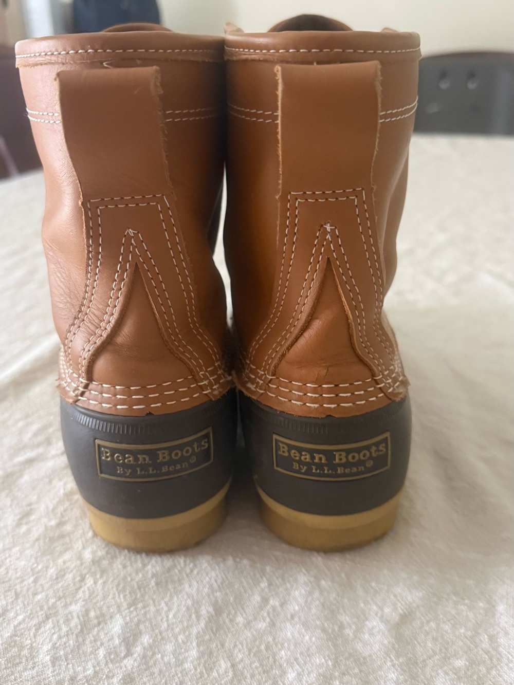 L.L. Bean Brown and Black Men’s Duck Boots size 9 mens - Picture 5 of 9